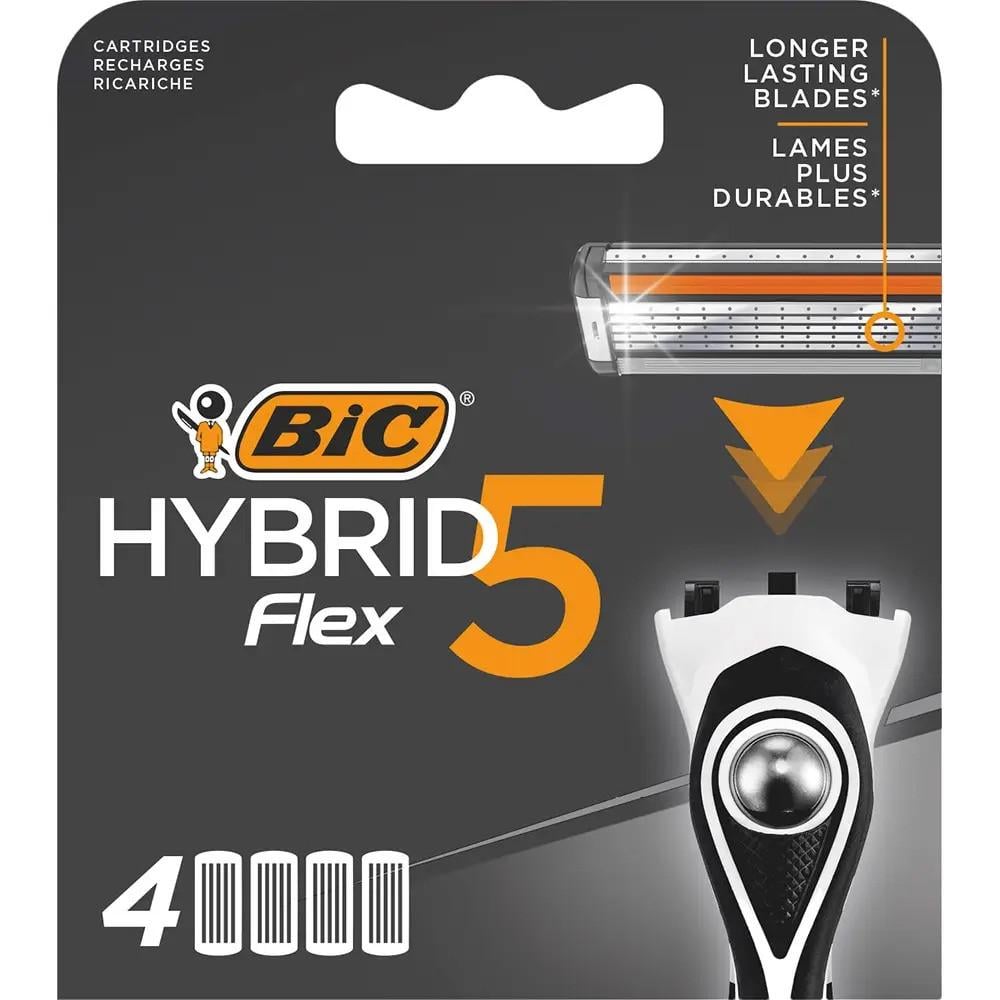 Сменные картриджи для бритья Bic Flex 5 Hybrid 4 шт. (921179)