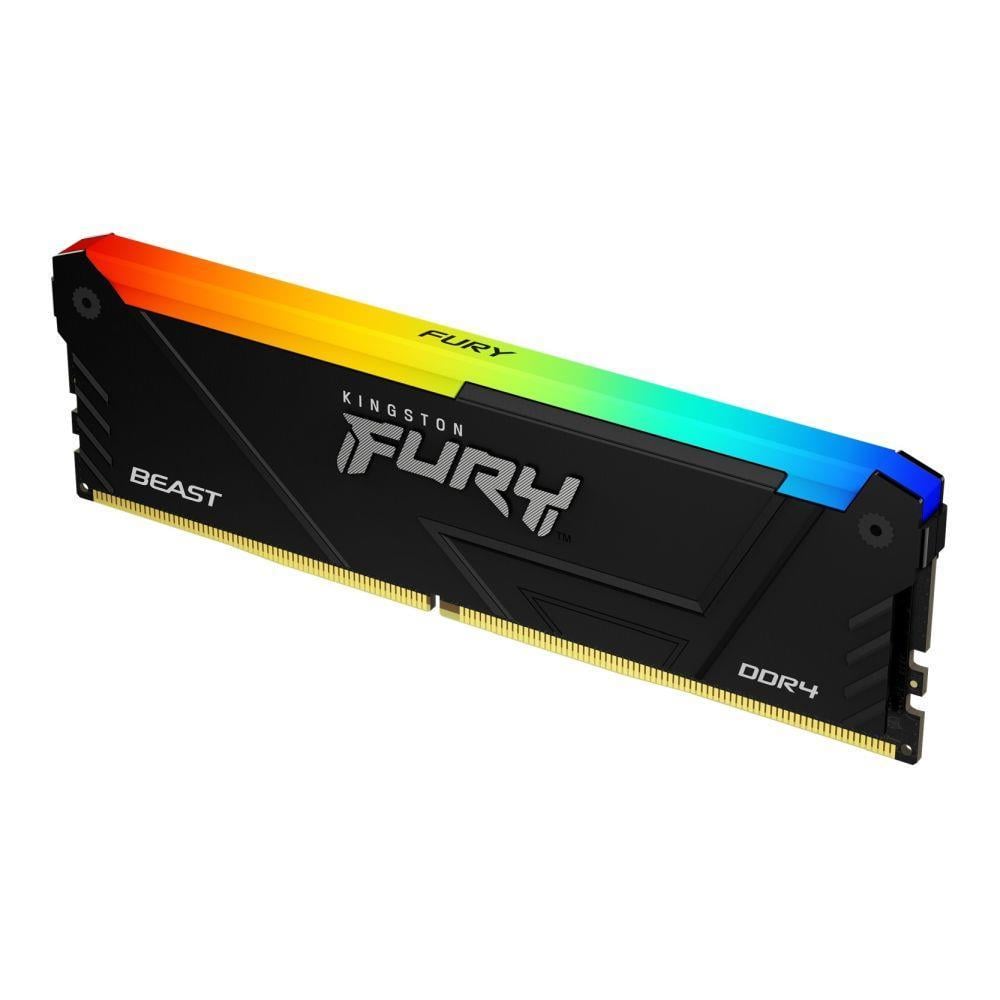Пам'ять для настільних комп'ютерів Kingston Fury 32 GB DDR4 3200 MHz Beast RGB (KF432C16BB2A/32) Пам'ять для настільних комп'ютерів Kingston Fury 32 GB DDR4 3200 MHz Beast RGB (KF432C16BB2A/32)