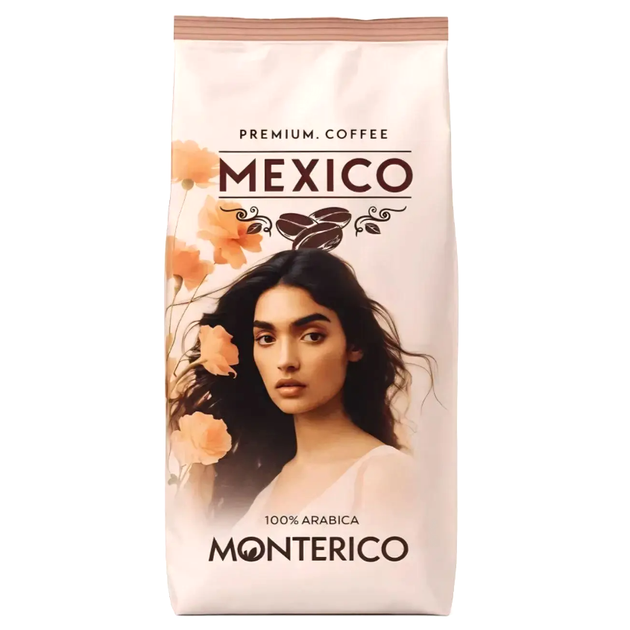 Кава зернах Monterico Mexico 100% 1 кг