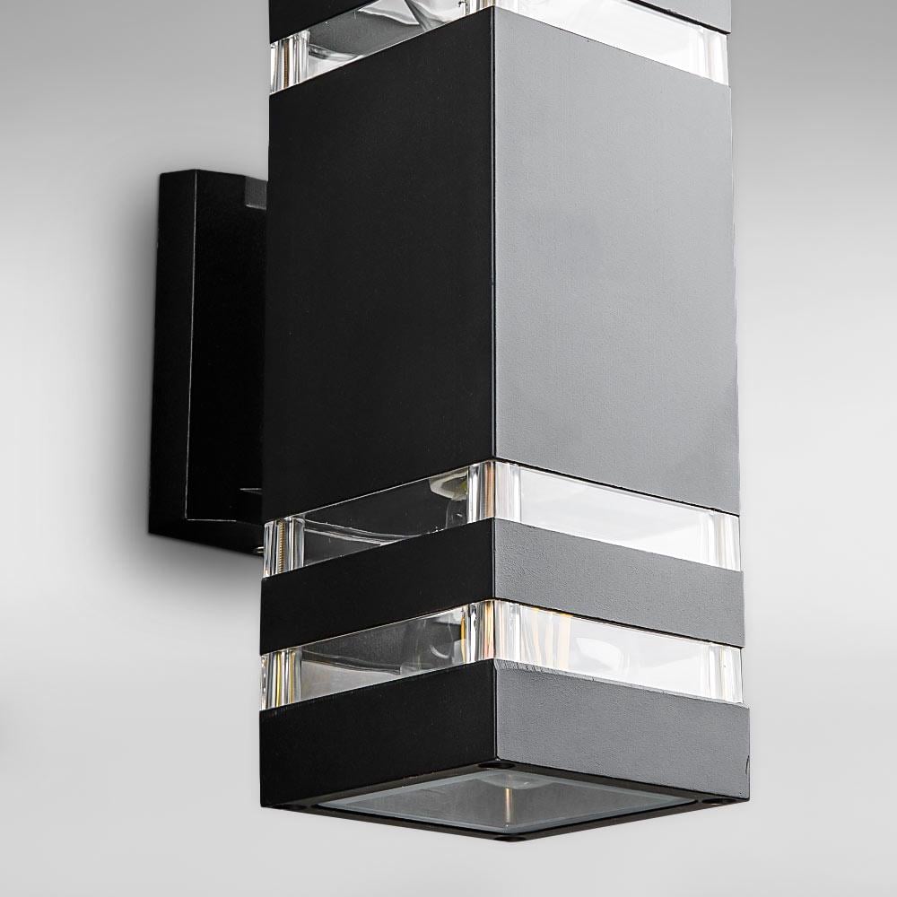 Уличный светильник настенный Lighthouse DL-19308/2W Черный - фото 2 Уличный светильник настенный Lighthouse DL-19308/2W Черный - фото 2