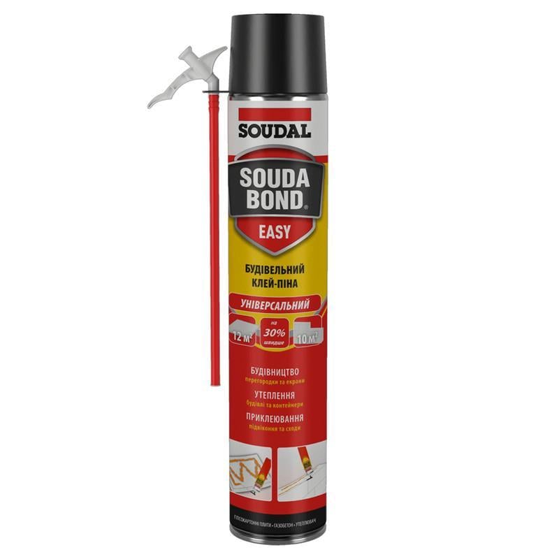 Пена-клей универсальный SOUDAL Soudabond EASY 750 мл 3 шт. Оранжевый (000010000000802EAB)