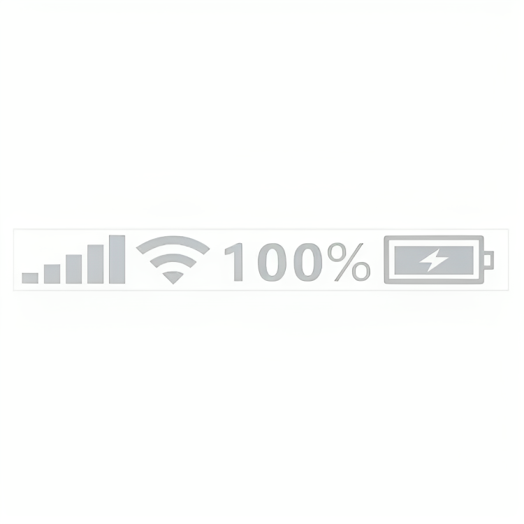 Наклейка на автомобиль Заряжен 35 см Белый (13949080)