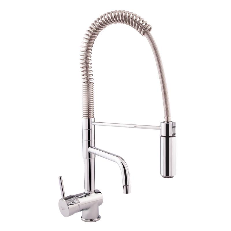 Смеситель для кухни Bianchi Style LVMSTY 2015F CRM с выдвижным изливом Хром (53420)