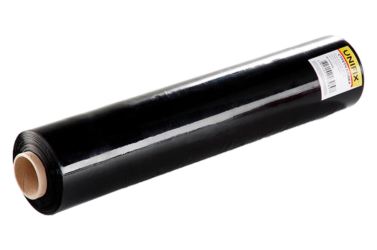 Стрейч плівка Unifix 500 мм x 3 кг x 20 мкм Чорний (SP-50030B)