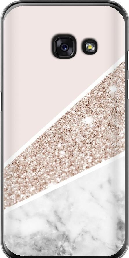 Чехол на Samsung Galaxy A3 (2017) Пастельный мрамор (4342u-443-42517)