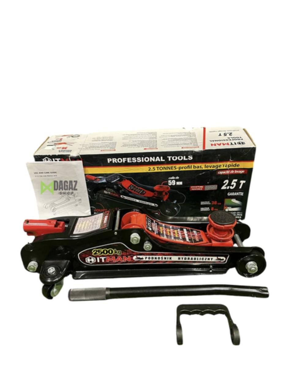Домкрат підкатний гідравлічний Hitman Polska HM-25 2,5 т висота підйому 80-360 мм Red Домкрат підкатний гідравлічний Hitman Polska HM-25 2,5 т висота підйому 80-360 мм Red