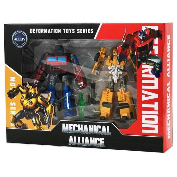 Набор детских игровых фигурок Transformers Bumblebee/Optimus Prime 2 шт. 18 см (28443455)