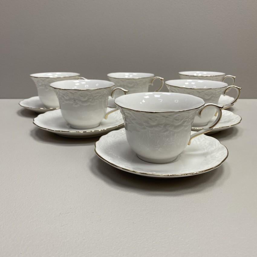 Сервіз чайний порцеляновий S&T 1707 Біла ніч 220 мл 12 пр. (2484986306)