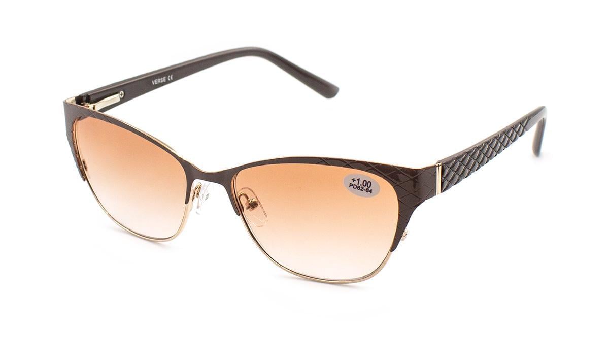 Окуляри для зору в металевій оправі Verse 24003-C2 градієнтні -4,00 (278391318)