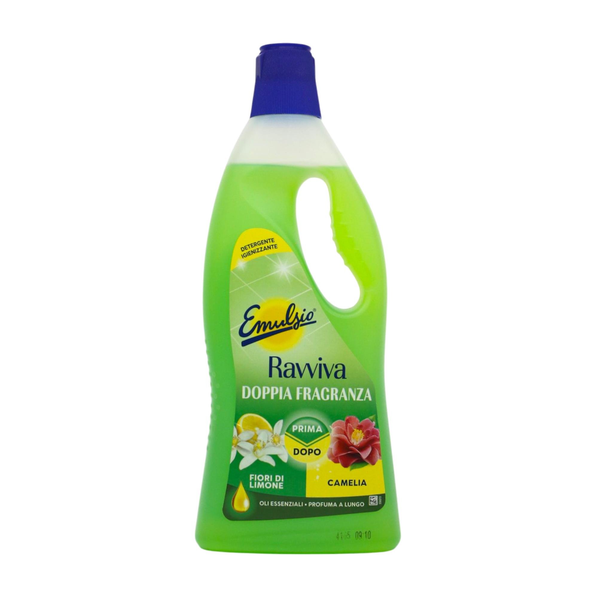 Средство для мытья полов Emulsio Lemon&Camellia Flowers Двойной аромат 24 часа 750 мл (НФ-00008796)