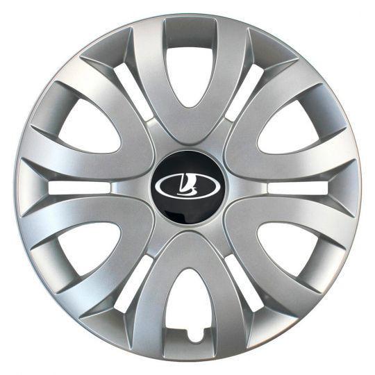 Ковпаки автомобільні SKS 330 R15 з логотипом Lada 4 шт. Сріблястий Ковпаки автомобільні SKS 330 R15 з логотипом Lada 4 шт. Сріблястий