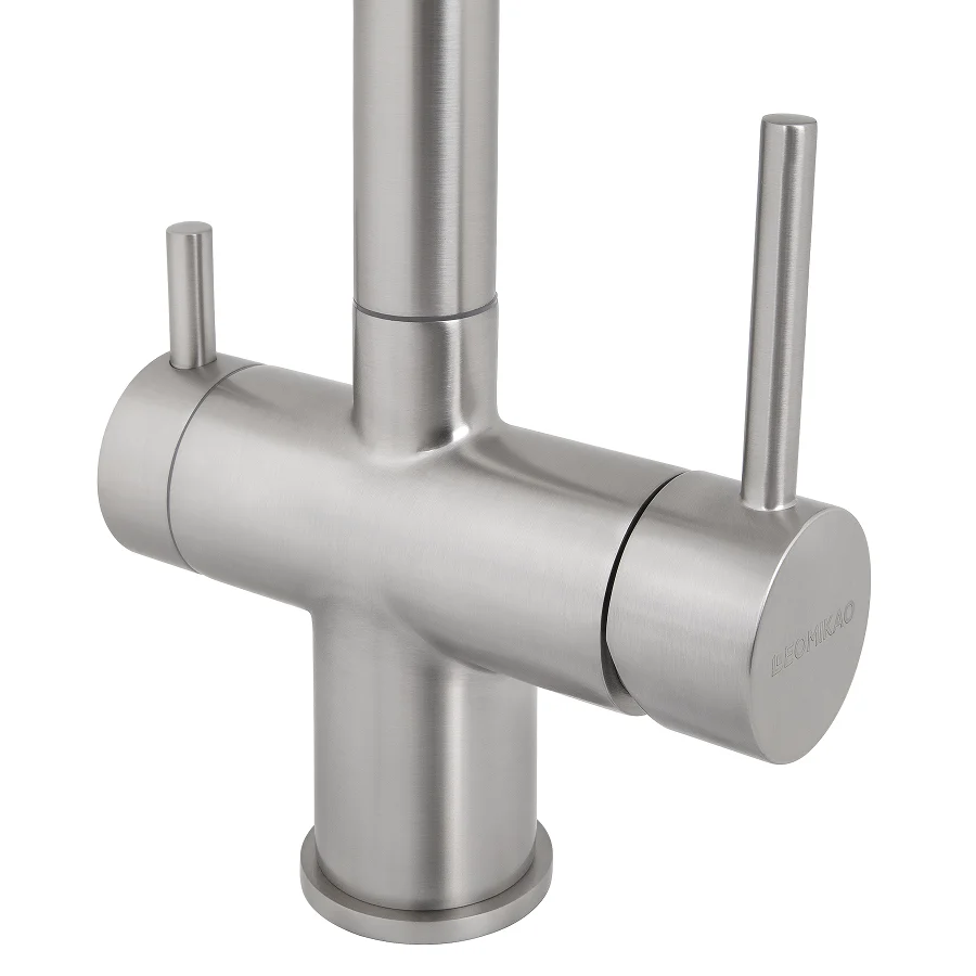 Змішувач кухонний LEOMIKAO KAWAGUCHI-S Flexo Filter IN PVD нержавіюча сталь (526806) - фото 5 Змішувач кухонний LEOMIKAO KAWAGUCHI-S Flexo Filter IN PVD нержавіюча сталь (526806) - фото 5