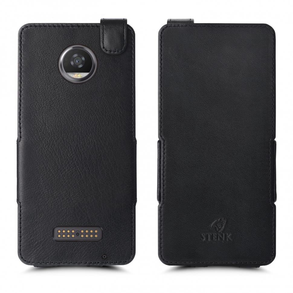Чохол фліп Stenk Prime для Motorola Moto Z2 Play Чорний (59027)