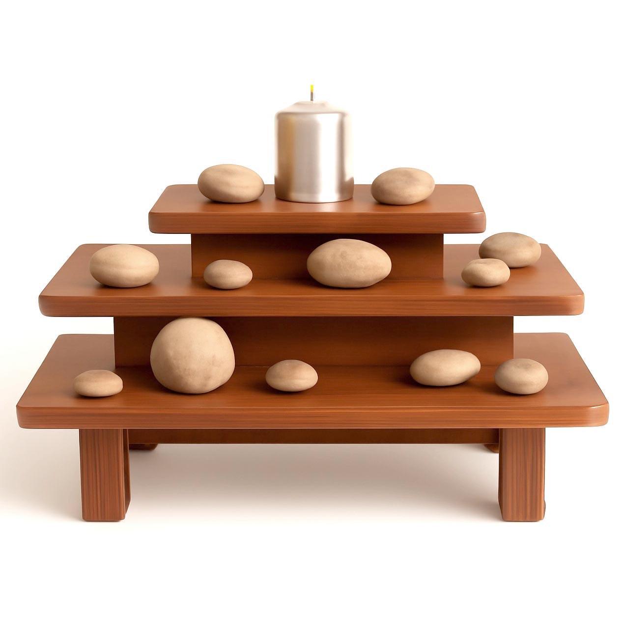 Алтарь для медитации из дерева Ларитас Охра (ЛАТ-019704)