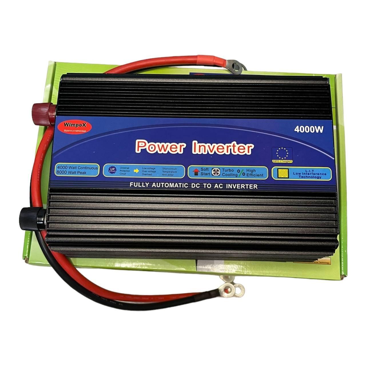 Преобразователь напряжения WX-3200V UPS12V USB Черный (42736-WX 3200V_2561)