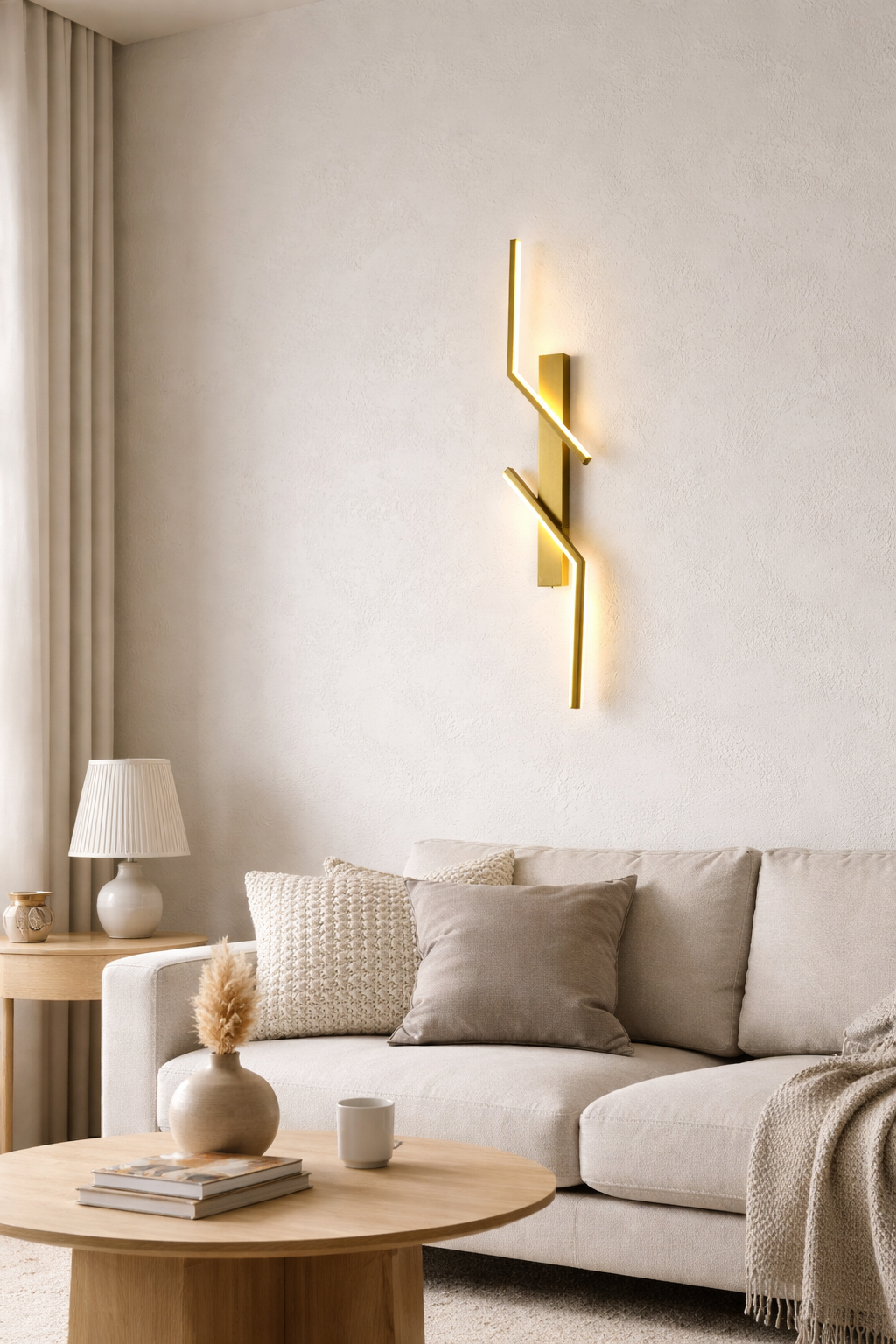 Настінний світильник Broken Line LED нейтральне світло 20W (20449/600GD)