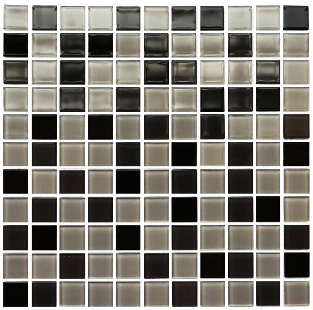 Керамическая мозаика Kotto Ceramica GM 4008 C3 300x300x4 мм/25x25 мм Black/Gray m/Gray w
