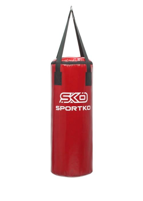 Боксерский мешок Sportko ПВХ МП6 Бочонок 75х29 см 15 кг со стропой Красный (6936116105045)