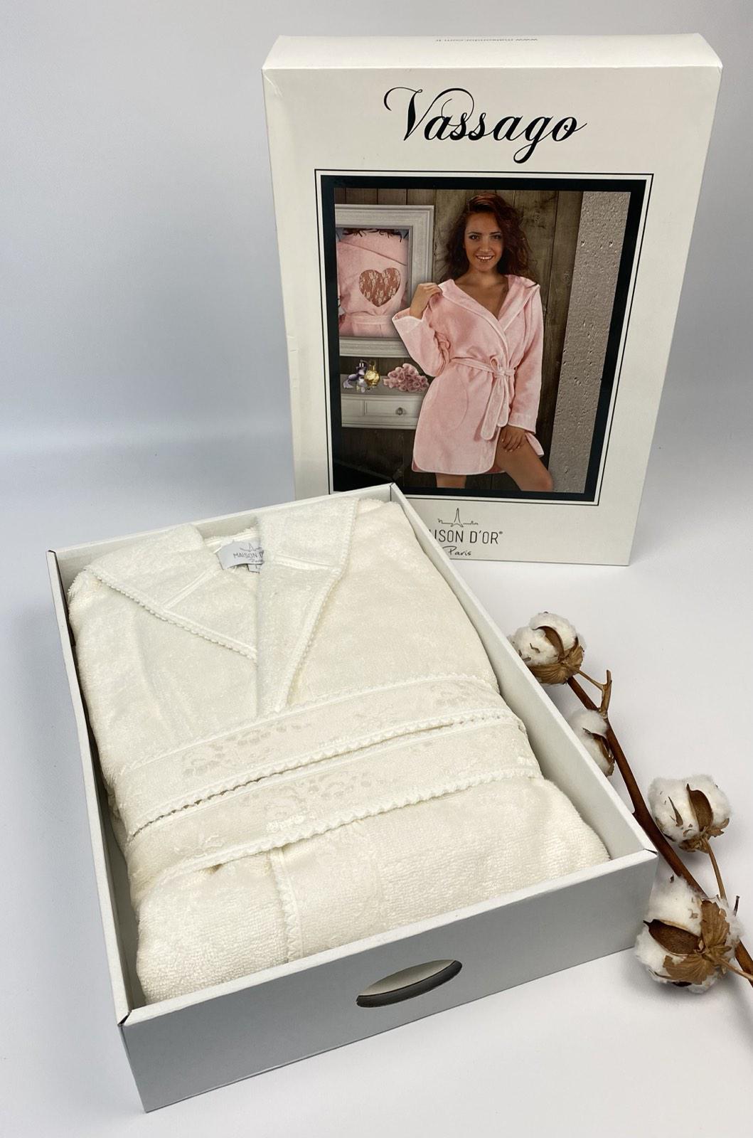 Халат женский Maison D'or Vassago L Ecru (CN19573)