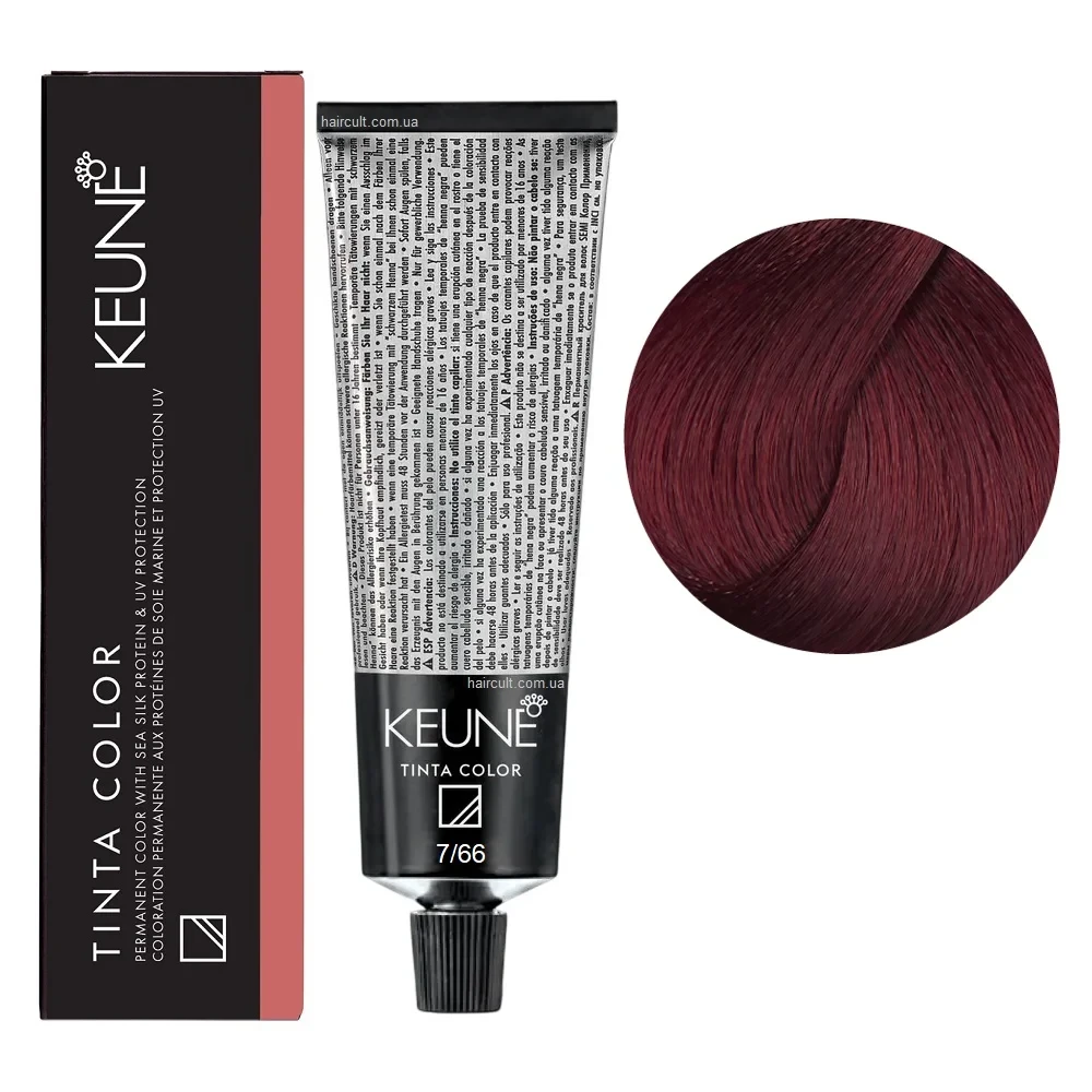Краска для волос стойкая Keune Tinta Color 7.66 Medium Intense Red Blonde 60 мл Краска для волос стойкая Keune Tinta Color 7.66 Medium Intense Red Blonde 60 мл