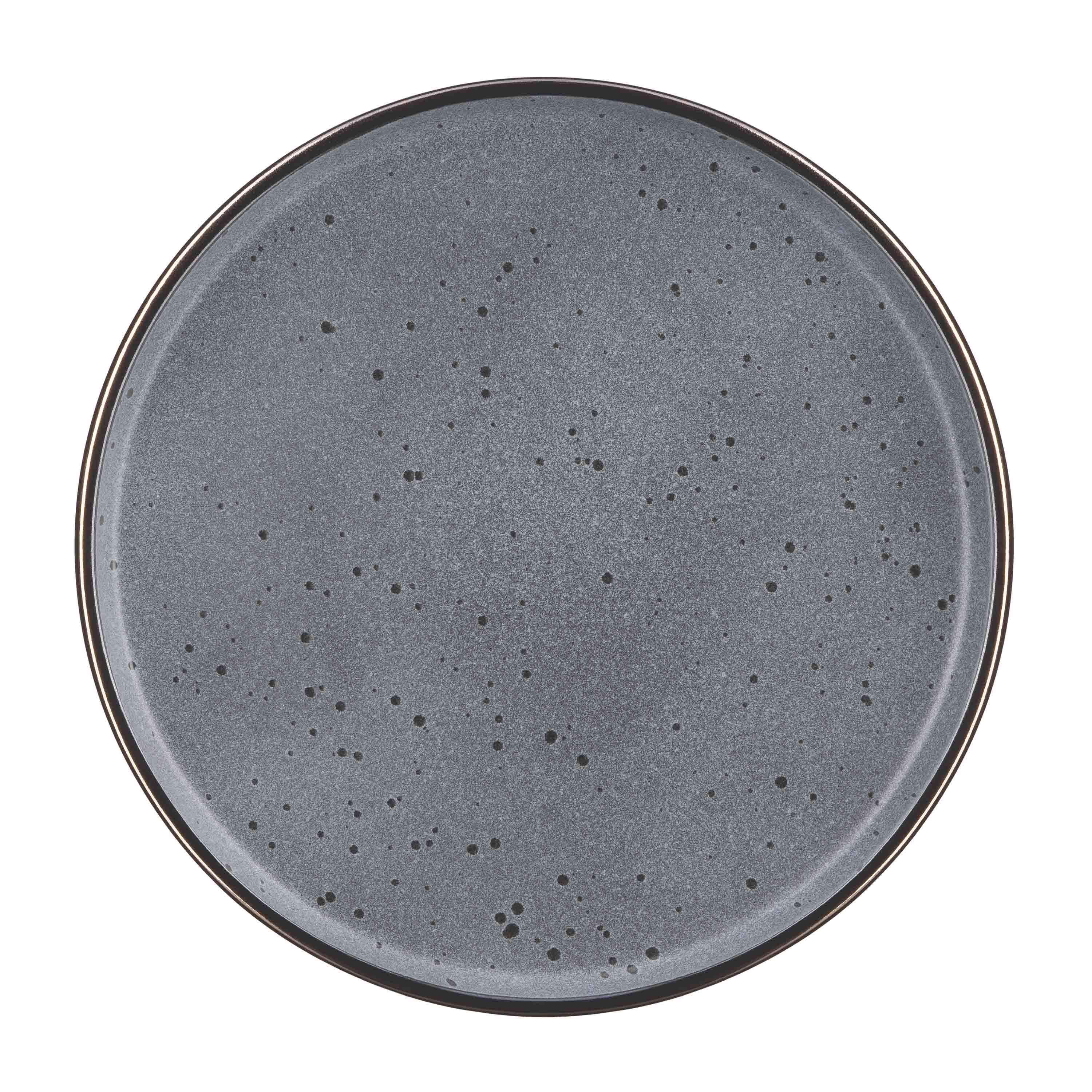 Тарелка обеденная Ardesto Fasanо 26 см Темно-серый (AR0326FDG)