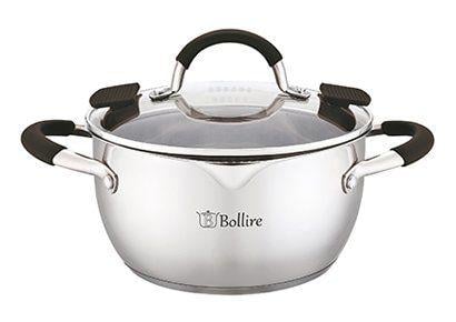 Кастрюля Bollire Trento BR-2402 2 л Нержавеющая сталь (14390832)