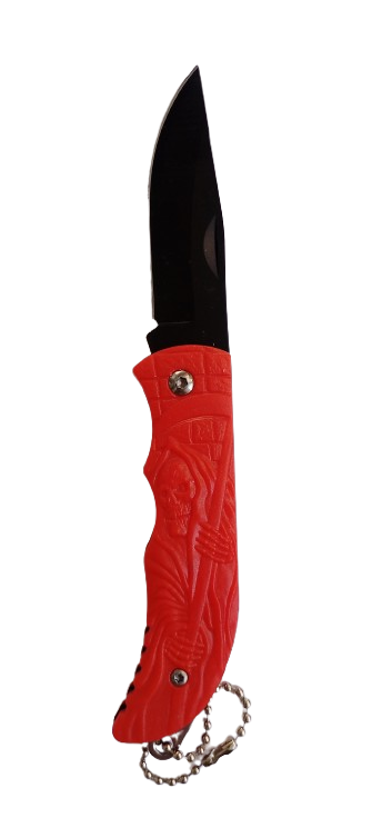 Нож складной карманный КА-901 16 см Красный (2177А) - фото 1 Нож складной карманный КА-901 16 см Красный (2177А) - фото 1