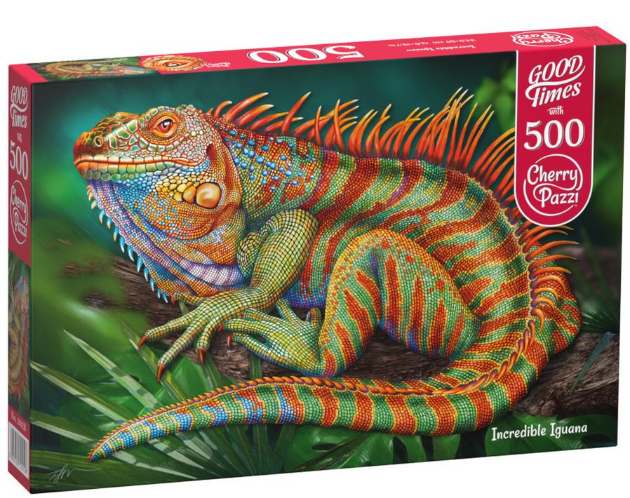 Пазл CherryPazzi Невероятная игуана 500 эл.