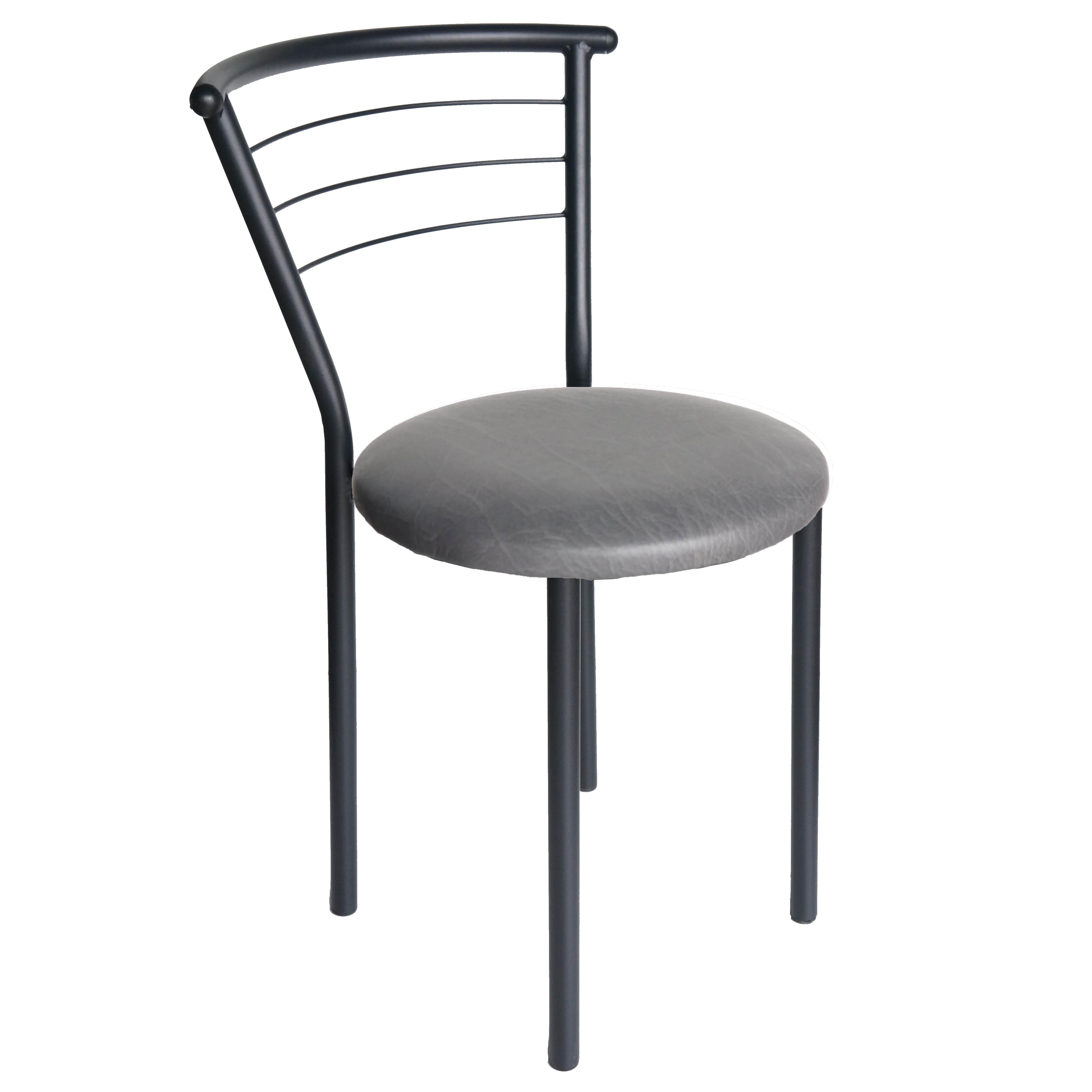 Стул кухонный АНТ Марко Black кожзаменитель Серый (U24241-88)