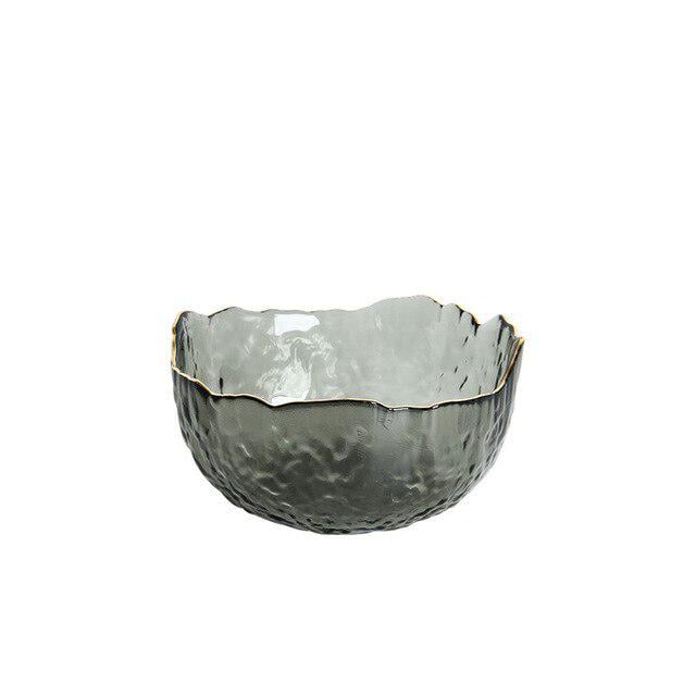 Салатник Olens с золотым ободком 13 см Черный (O8030-161)