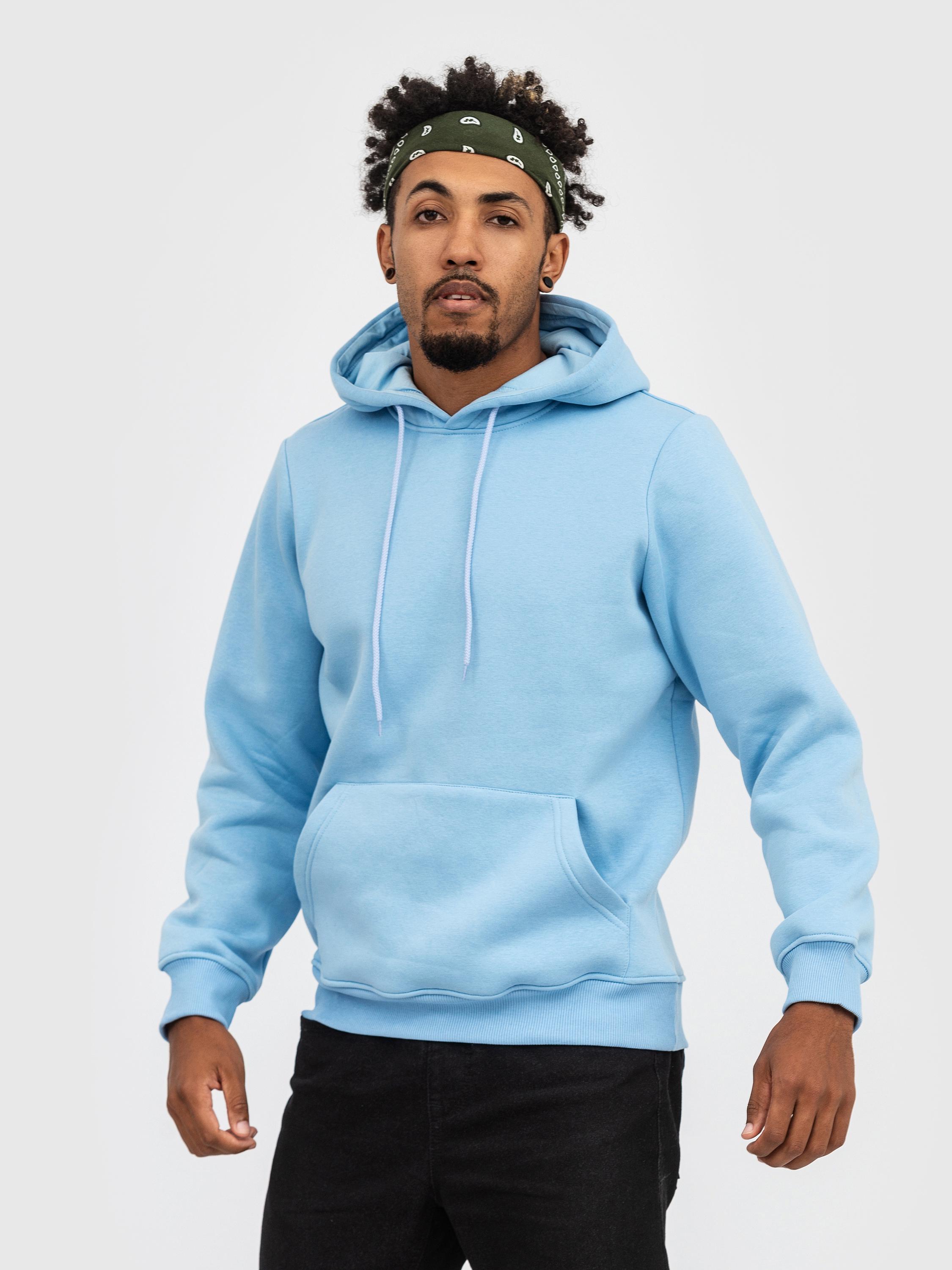 Худи утепленные RAY BASIC U0401 Sky UNISEX XXL Голубой