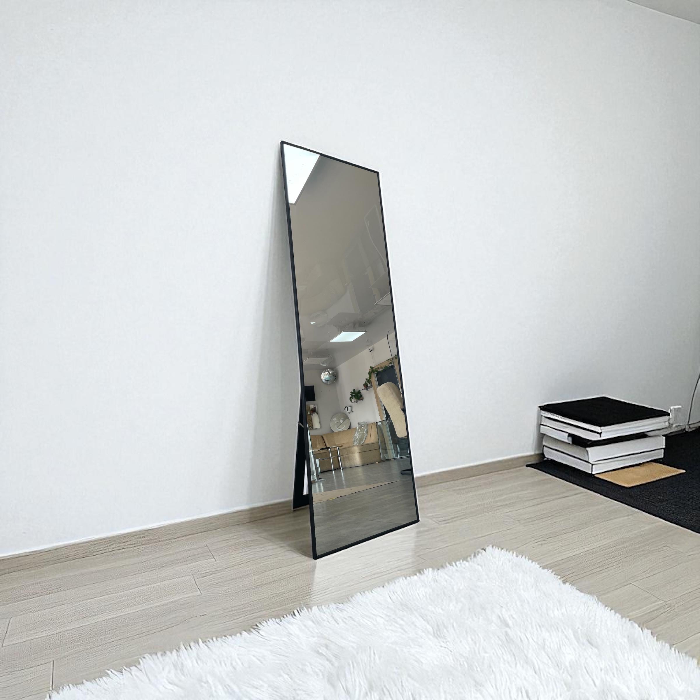 Зеркало напольное на ножке 1600х500 мм Черный (28839335) Зеркало напольное на ножке 1600х500 мм Черный (28839335)