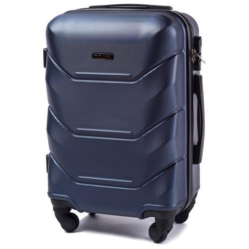 Валіза пластикова Wings 147 середня Синій