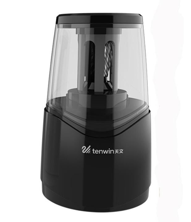 Точилка для карандашей автоматическая Tenwin 8010 аккумуляторная Черный (b-8010)