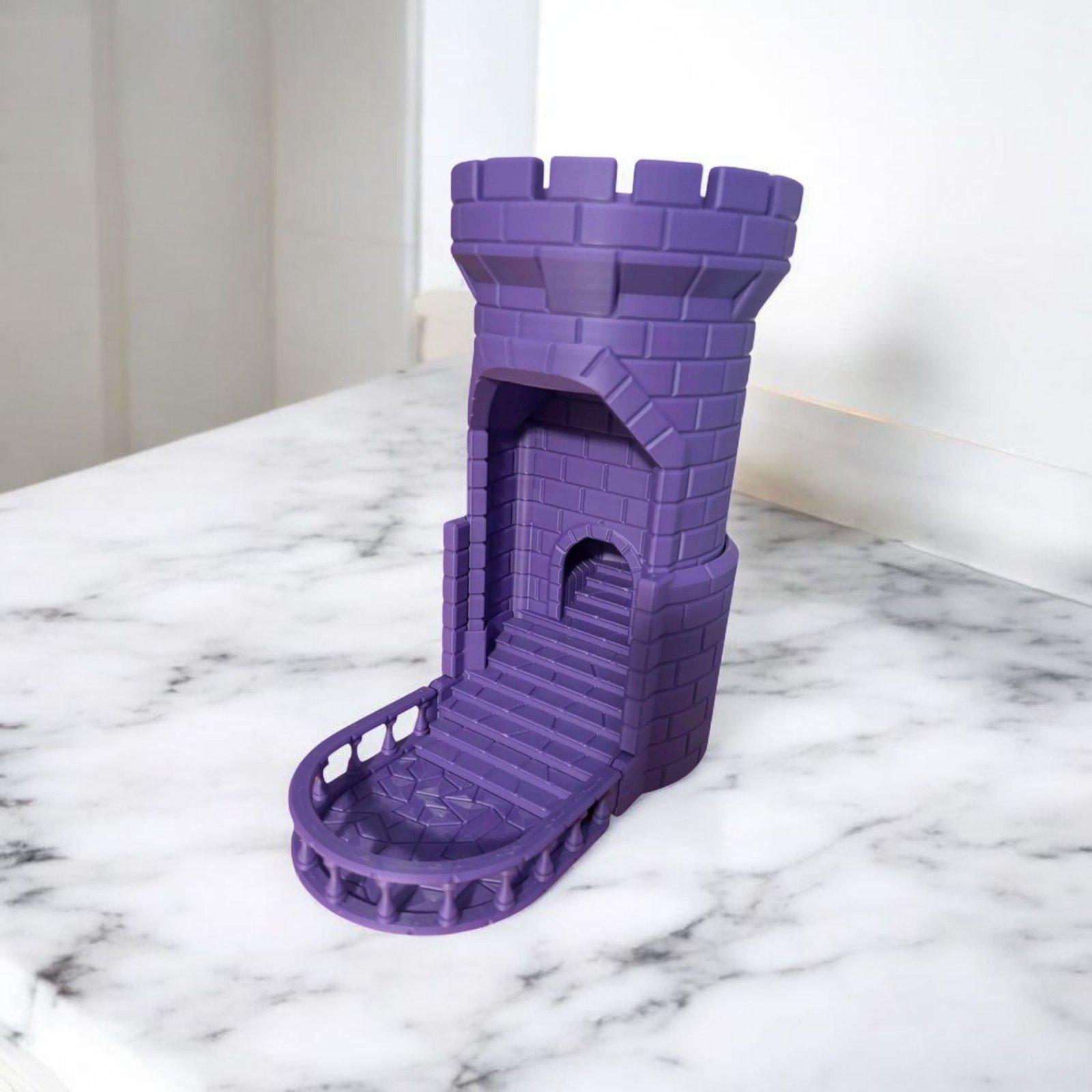 Вежа для настільних ігор Dice Tower SmashGate Фіолетовий (0699-2)