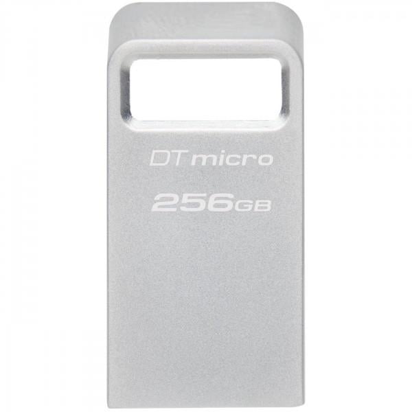 Флэш-память USB Kingston DataTraveler Micro USB 3.2 Gen 1 DTMC3G2 256 Gb Metal (589612)