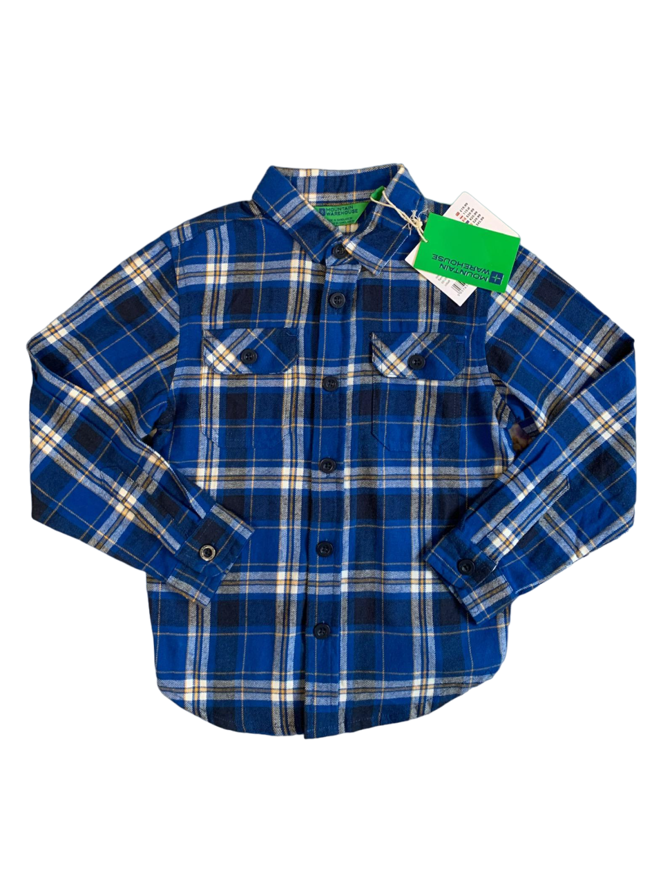 Рубашка Mountain Warehouse 5/6 лет 110-116 см Синий (0012679)