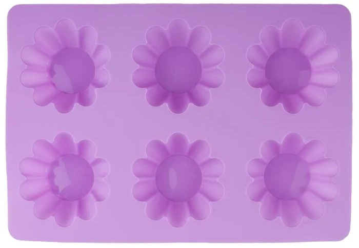 Форма для выпечки силиконовая Stenson Кексы на 6 емкостей 25,7х17,8х3 см Фиолетовый (MMS-MH-3016) Форма для выпечки силиконовая Stenson Кексы на 6 емкостей 25,7х17,8х3 см Фиолетовый (MMS-MH-3016)