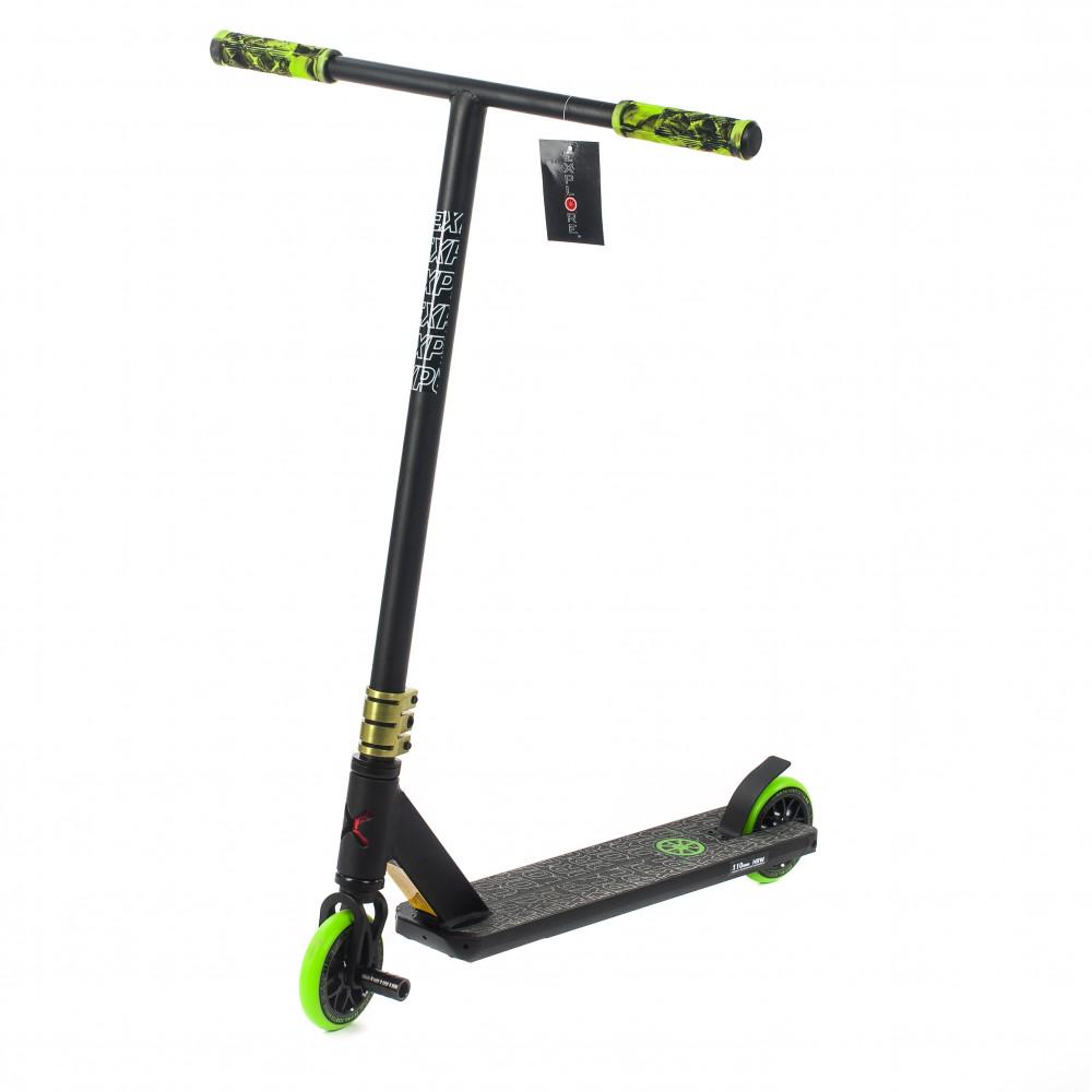 Самокат трюковый Explore Leidart 600 + пега Зеленый