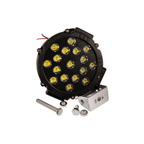 Світлодіодна фара AllLight 51 Вт 17chip Osram 3535 spot 9-30 В Black