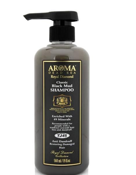 Шампунь лікувальний Aroma Dead Sea Чорна грязь проти лупи та випадіння волосся 560 мл (2519568530)
