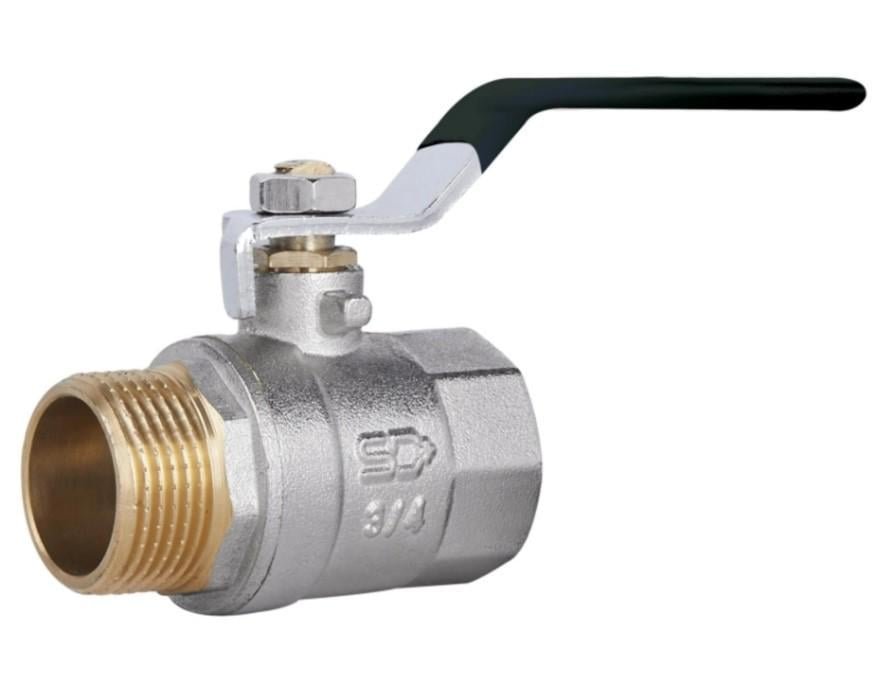 Кран шаровой Thermo Alliance Base 3/4" ВН прямой PN40 рычаг (SD605W20)