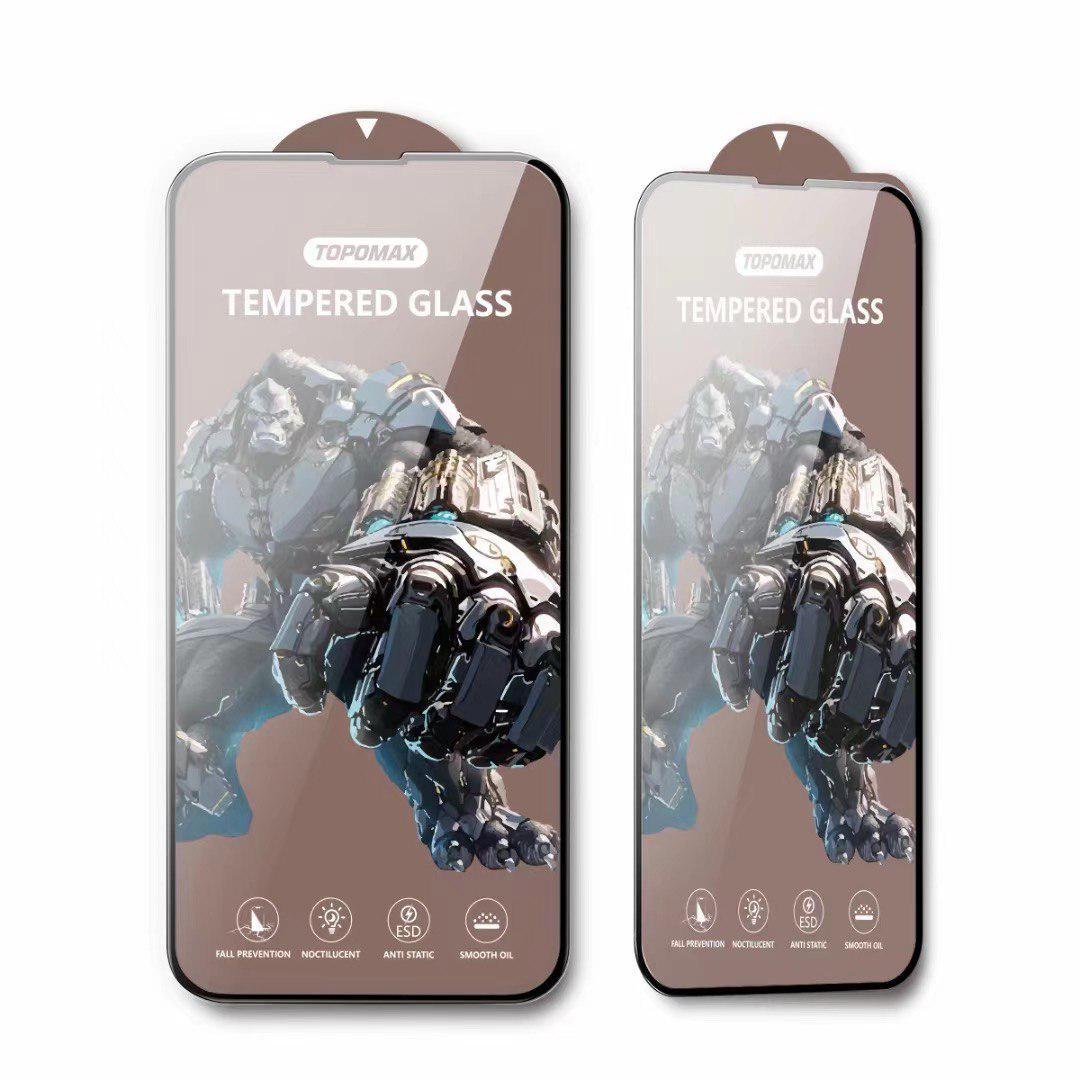 Захисне скло Анти-шпигун Topomax Tempered Glass для iPhone 14 Pro Max- чорний