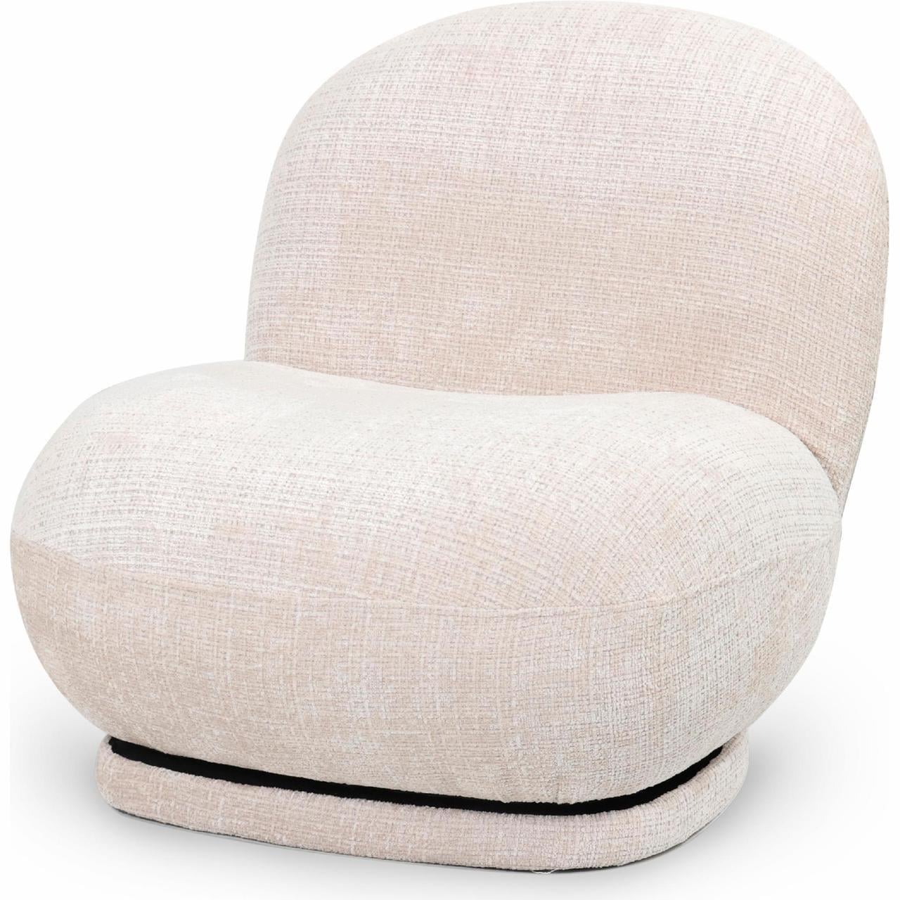 Кресло Tiny поворотное 360° Vanilla charm velvet (13884)