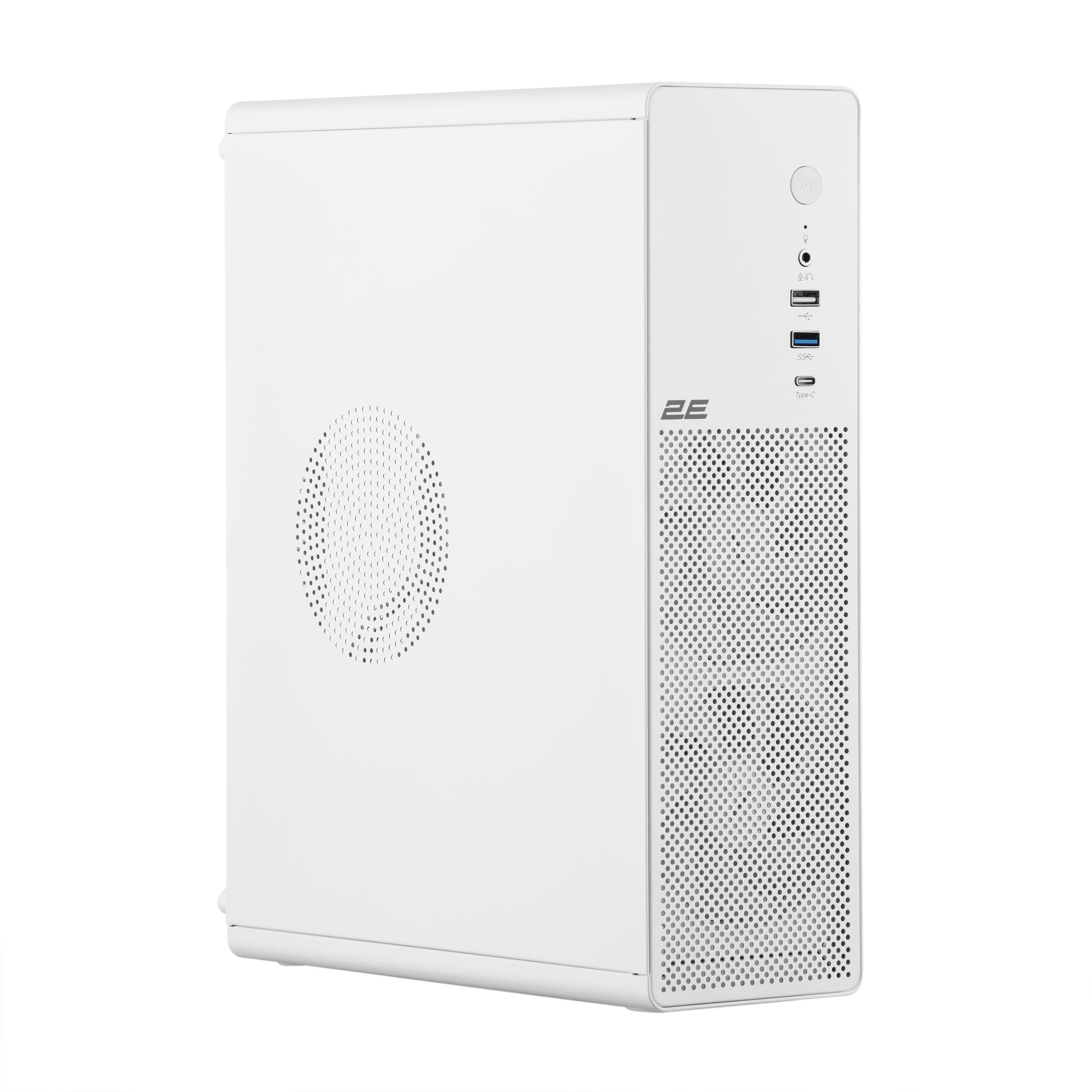Корпус для компьютера 2E Credo Slim V90W-400 Desktop mini-ITX/micro-ATX 400 Вт Белый (2E-V90W-400)