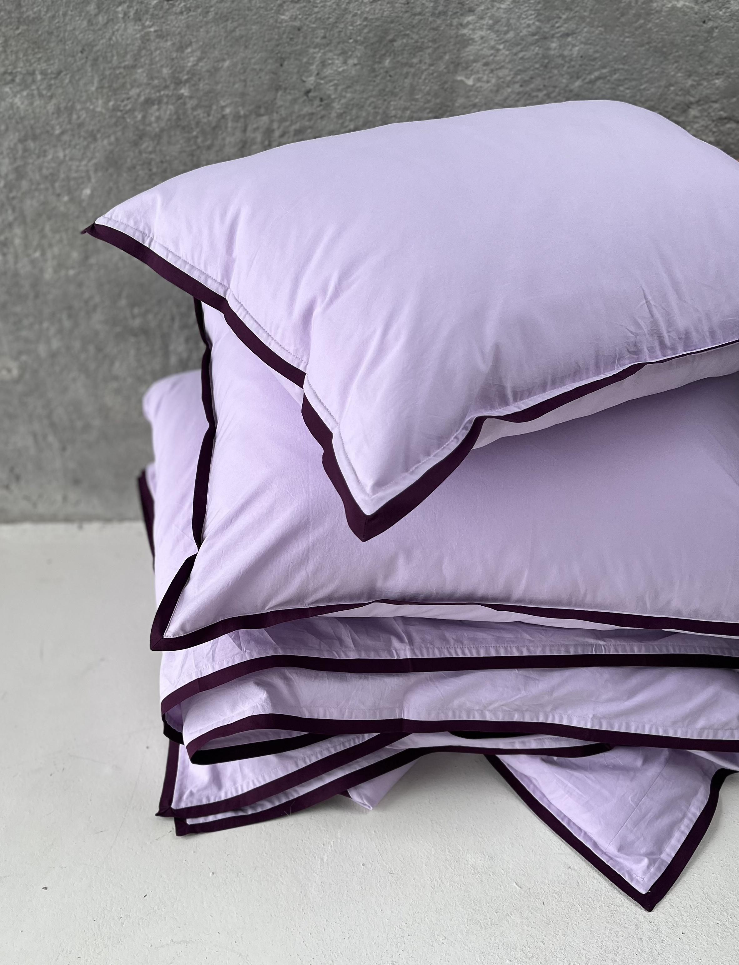 Комплект постельного белья White Dream полуторный 155х215 см вареный хлопок Лиловый (2003/2) - фото 3 Комплект постельного белья White Dream полуторный 155х215 см вареный хлопок Лиловый (2003/2) - фото 3