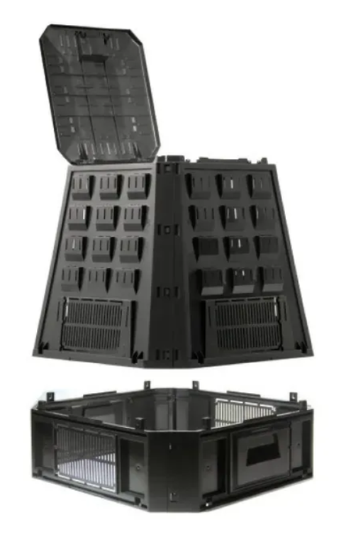 Компостер садовый Prosperplast Evogreen IKEL630C-S411 пластиковый 90х91х107 см 630 л Черный (PSP_PIKEV630C-S411)