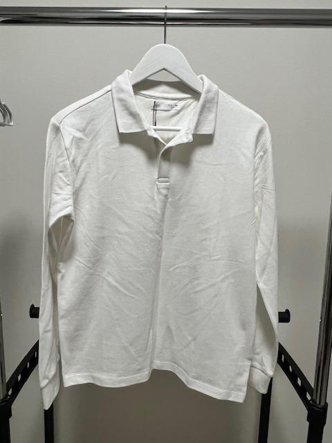 Поло с длинным рукавом Zara 13-14 лет до 164 см Белый (30166253) - фото 10