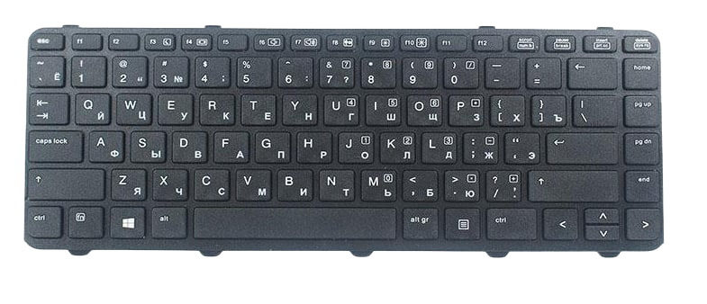 Клавиатура для ноутбука HP ProBook 640 G2 640 G3 матовая (738687)