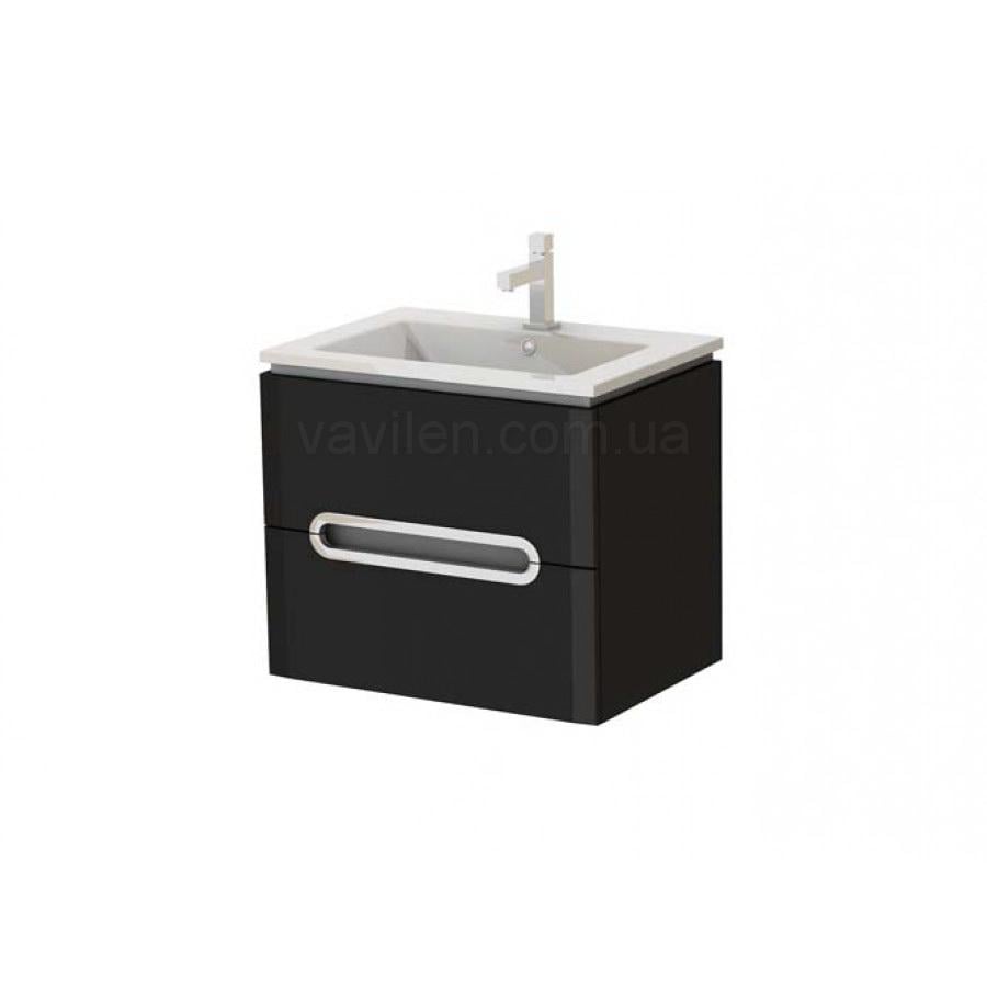 Тумба з умивальником Prato Ювента Pr-65 Чорний (17784)